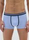Tripack Boxer Shorts in Stretch Cotton Blue_1