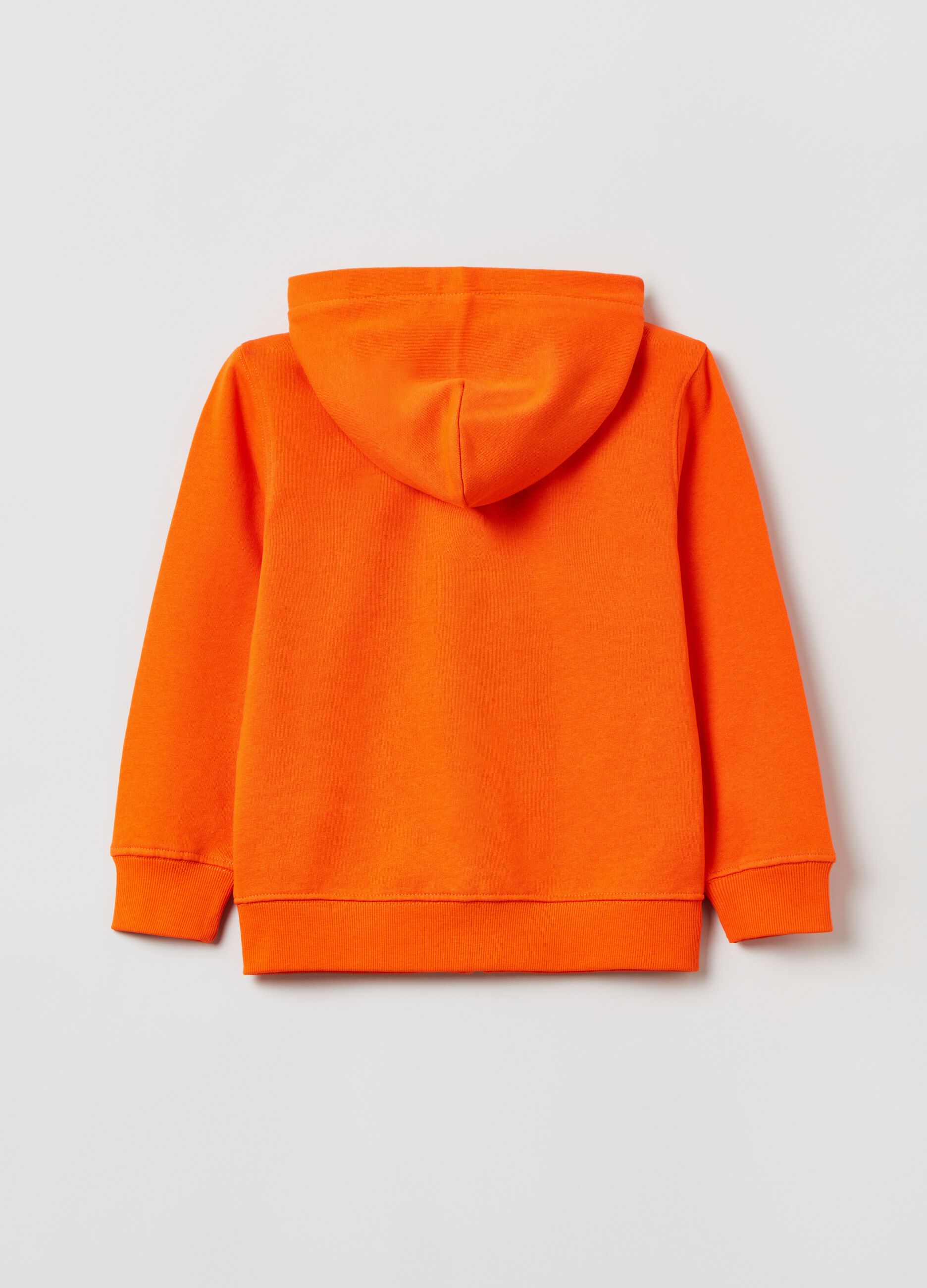 Full-zip in French Terry con cappuccio _1