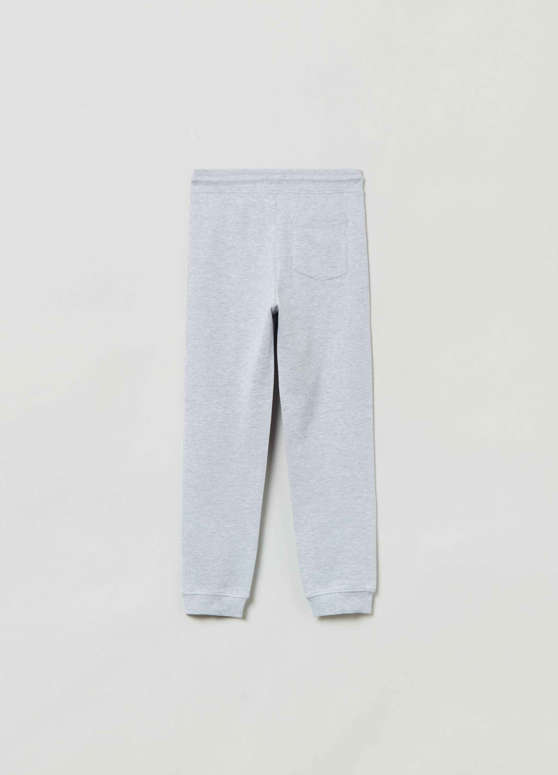 Joggers in felpa con coulisse_1
