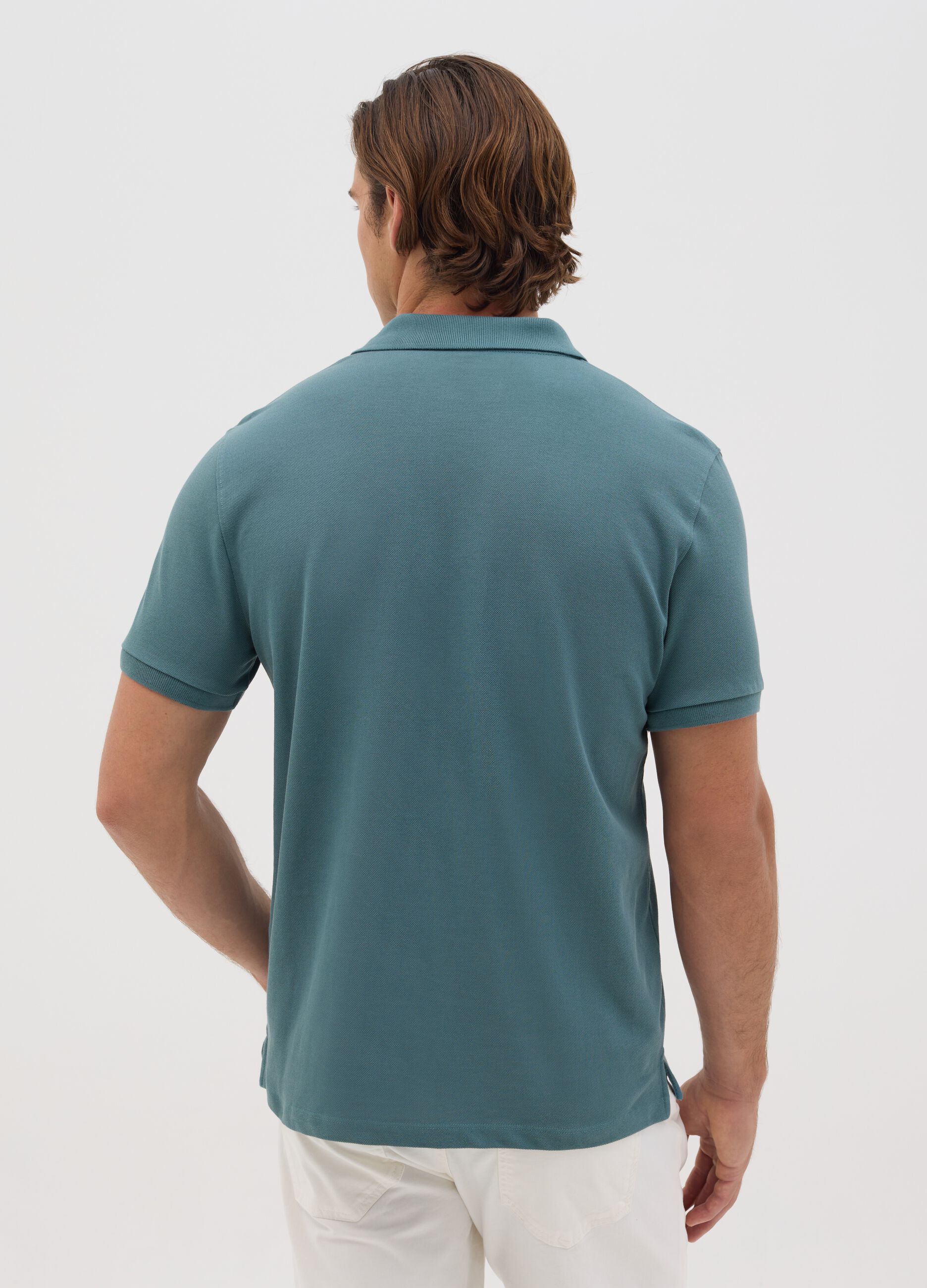 Organic cotton regular-fit polo shirt
