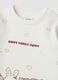 White pure cotton sweatshirt with crew neck and print_2