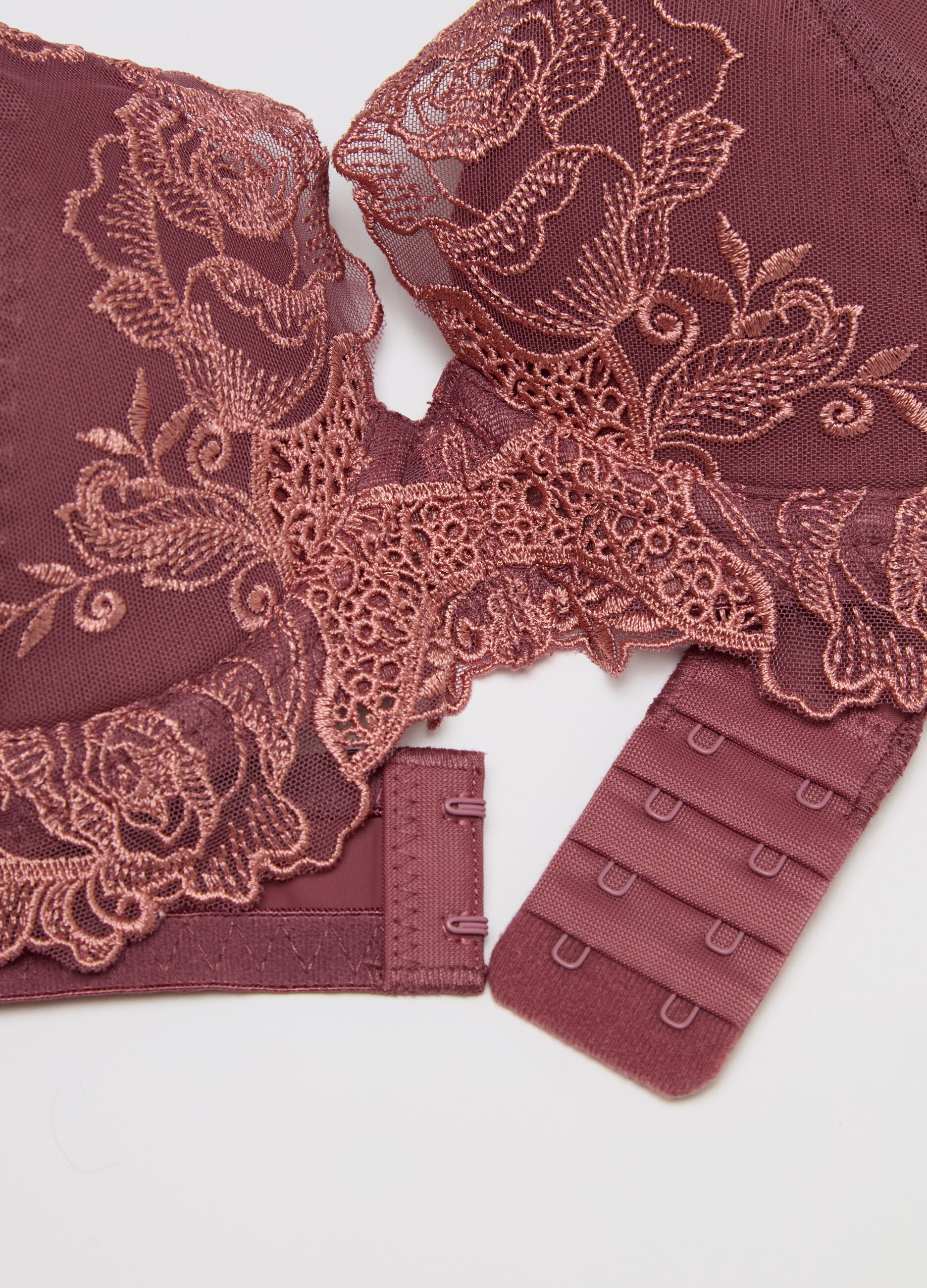 Reggiseno Bralette in pizzo con ferretto