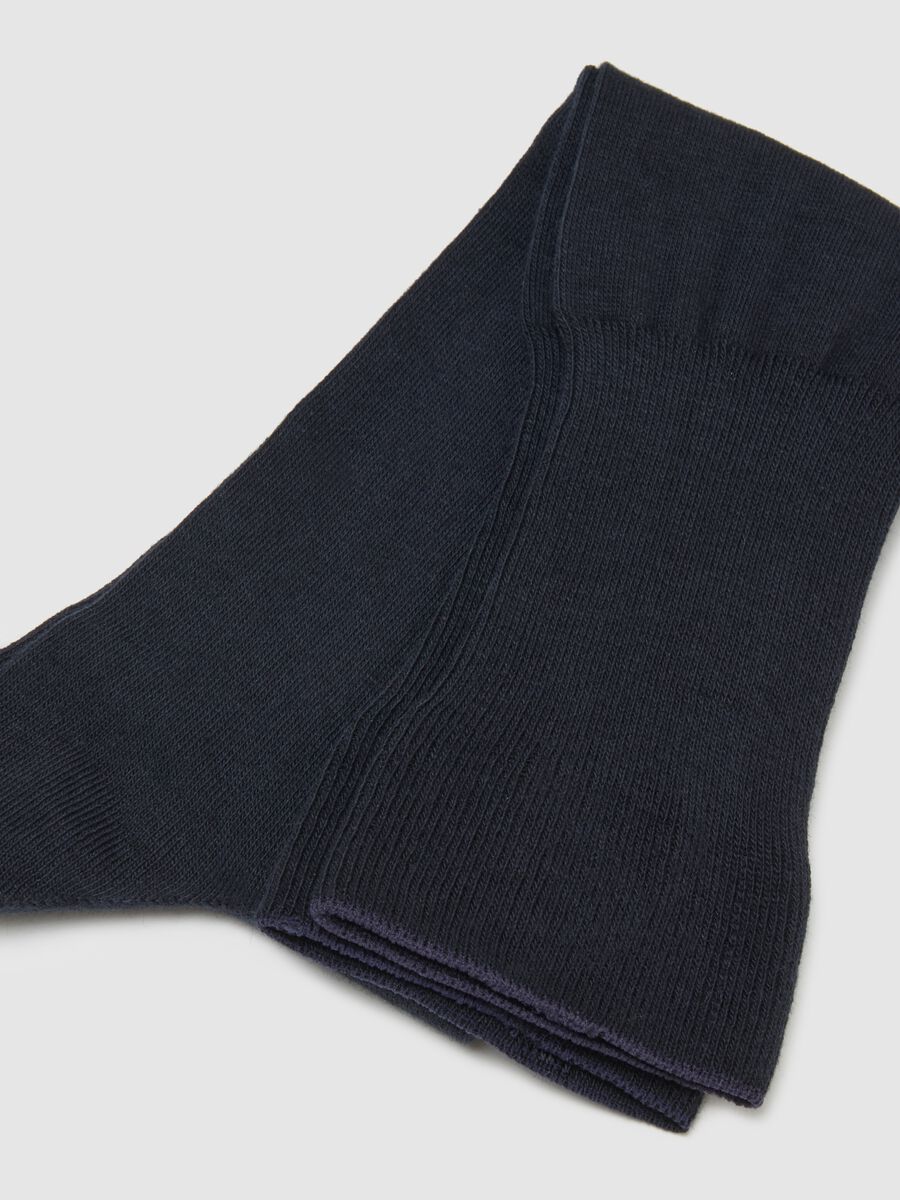 Multicolour Cotton Long Socks Bipack_1
