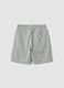 Boys&rsquo; regular-fit pure cotton multicolour striped cargo shorts_1