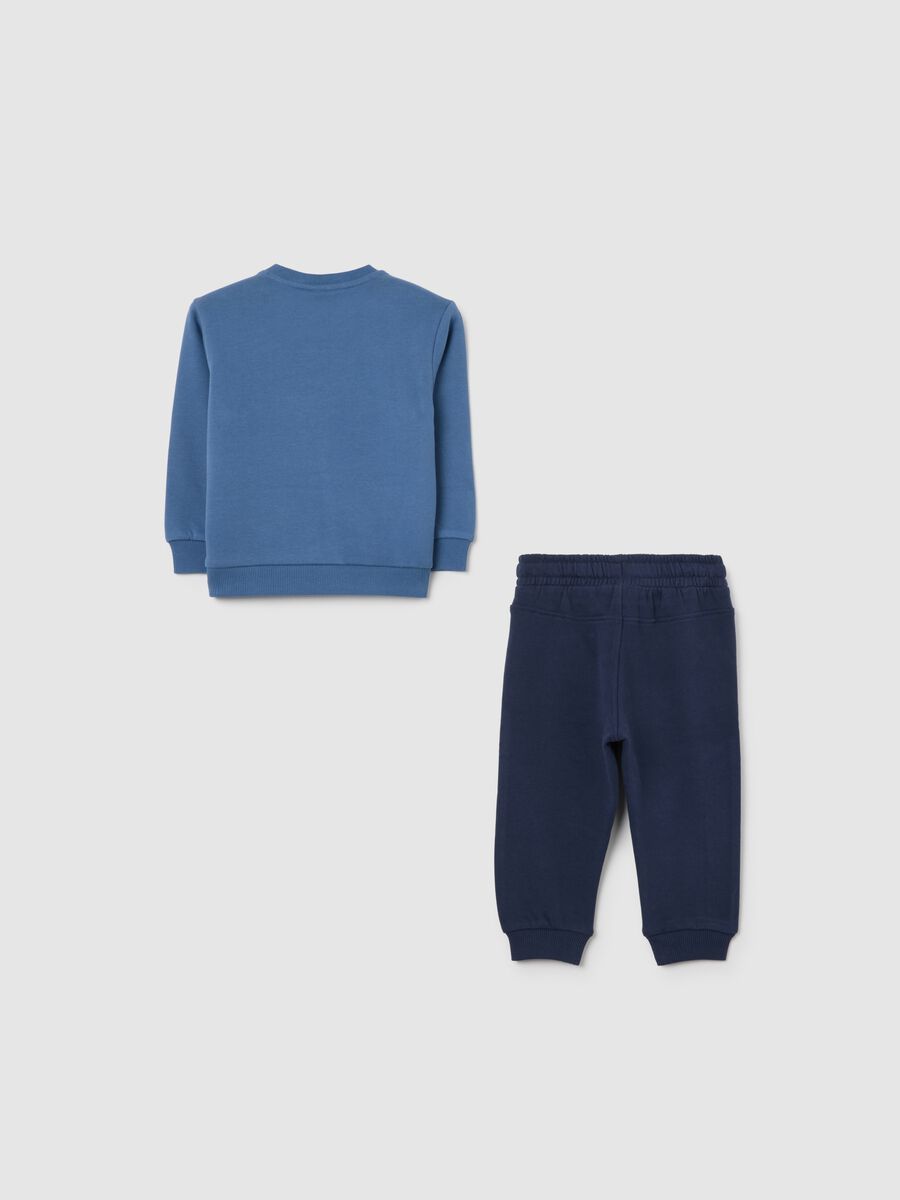 Blue sweatshirt and joggers set_1