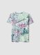 Boys&rsquo; multicolour pure cotton graffiti T-shirt, regular fit_4