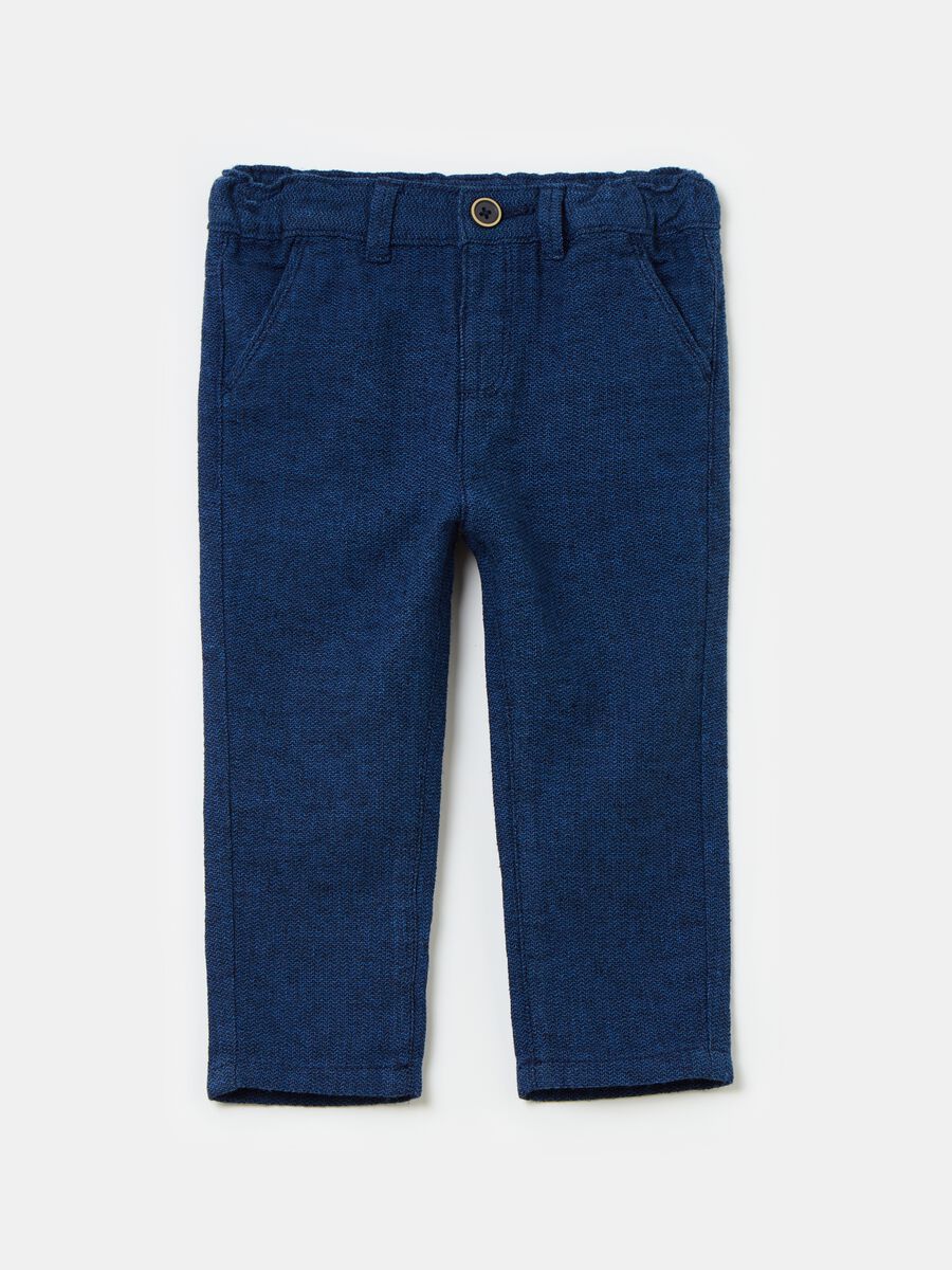 Linen and cotton trousers_0
