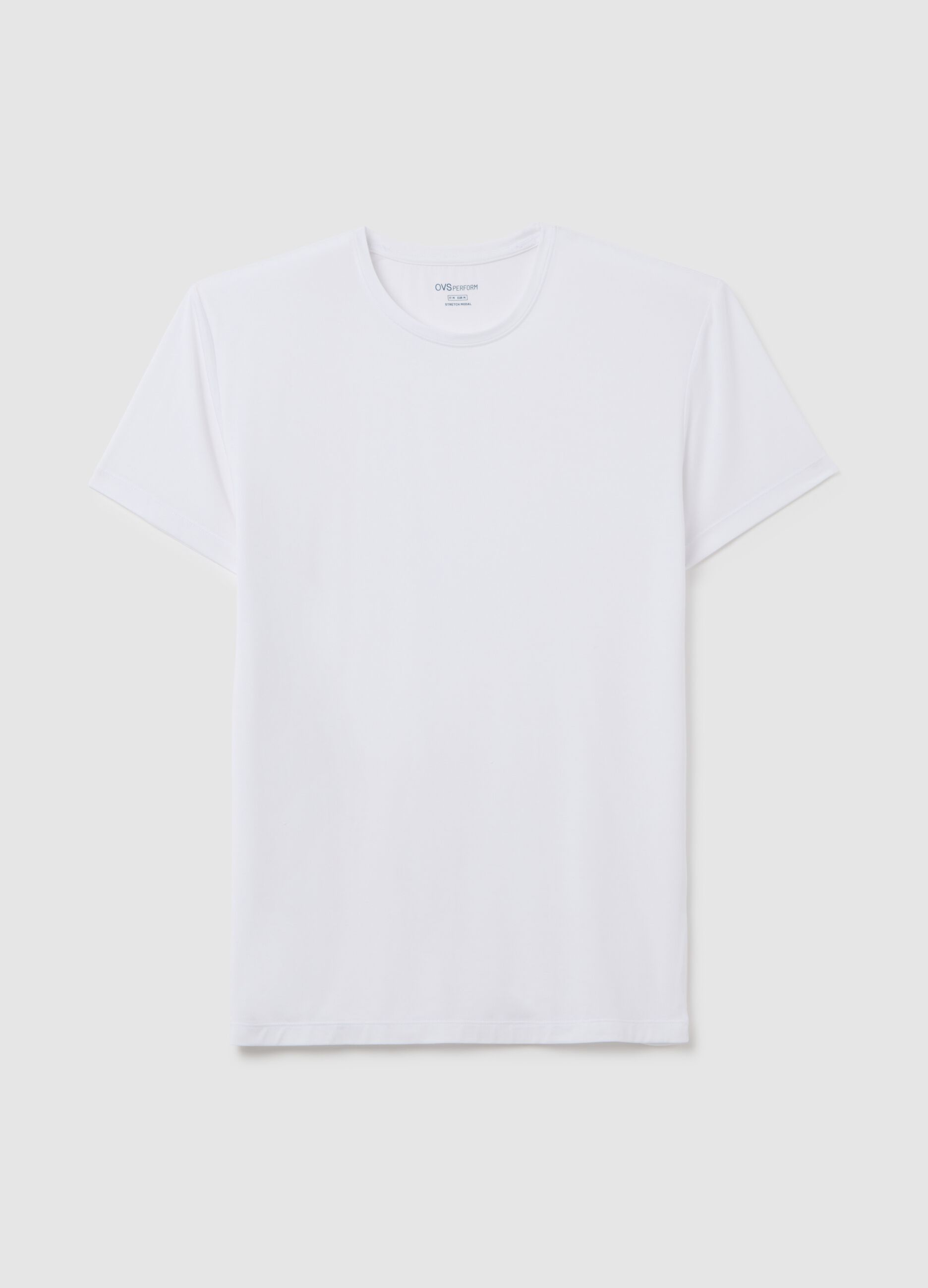 White OVS Perform T-shirt in stretch modal
