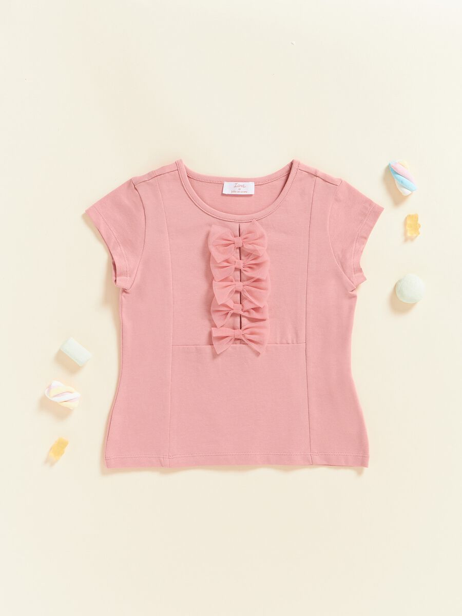 IANA T-shirt with tulle bows_0
