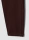 Leggings marroni in tessuto elasticizzato traspirante a vita alta ALTAVIA STUDIO_8