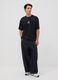 Black PlayStation T-shirt with logo and contrast piping_1