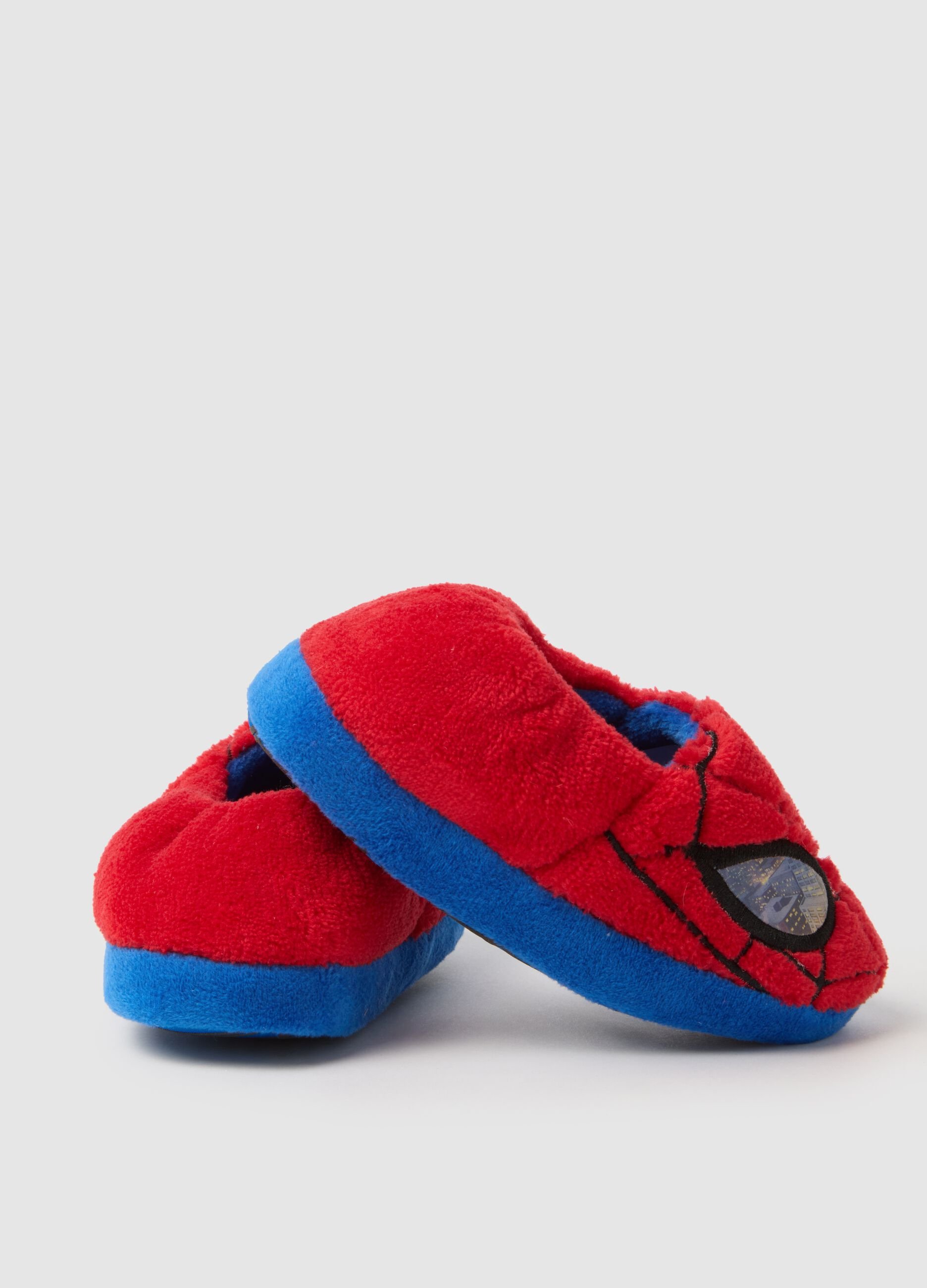 Pantofole da bambino in misto tessuto multicolor