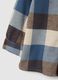 Multi-colour regular fit cotton flannel shirt for toddlers_3