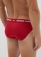 Red Christmas cotton briefs with regular fit_2