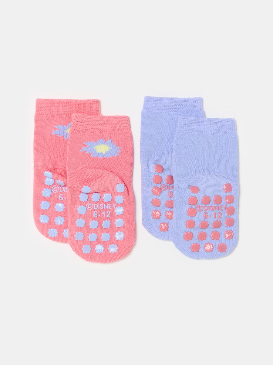 Two-pair pack slipper socks in organic cotton_1
