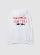 White cotton-blend hoodie with New York Red Bulls print_2