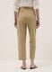 Beige stretch-cotton trousers with elasticated waistband_2