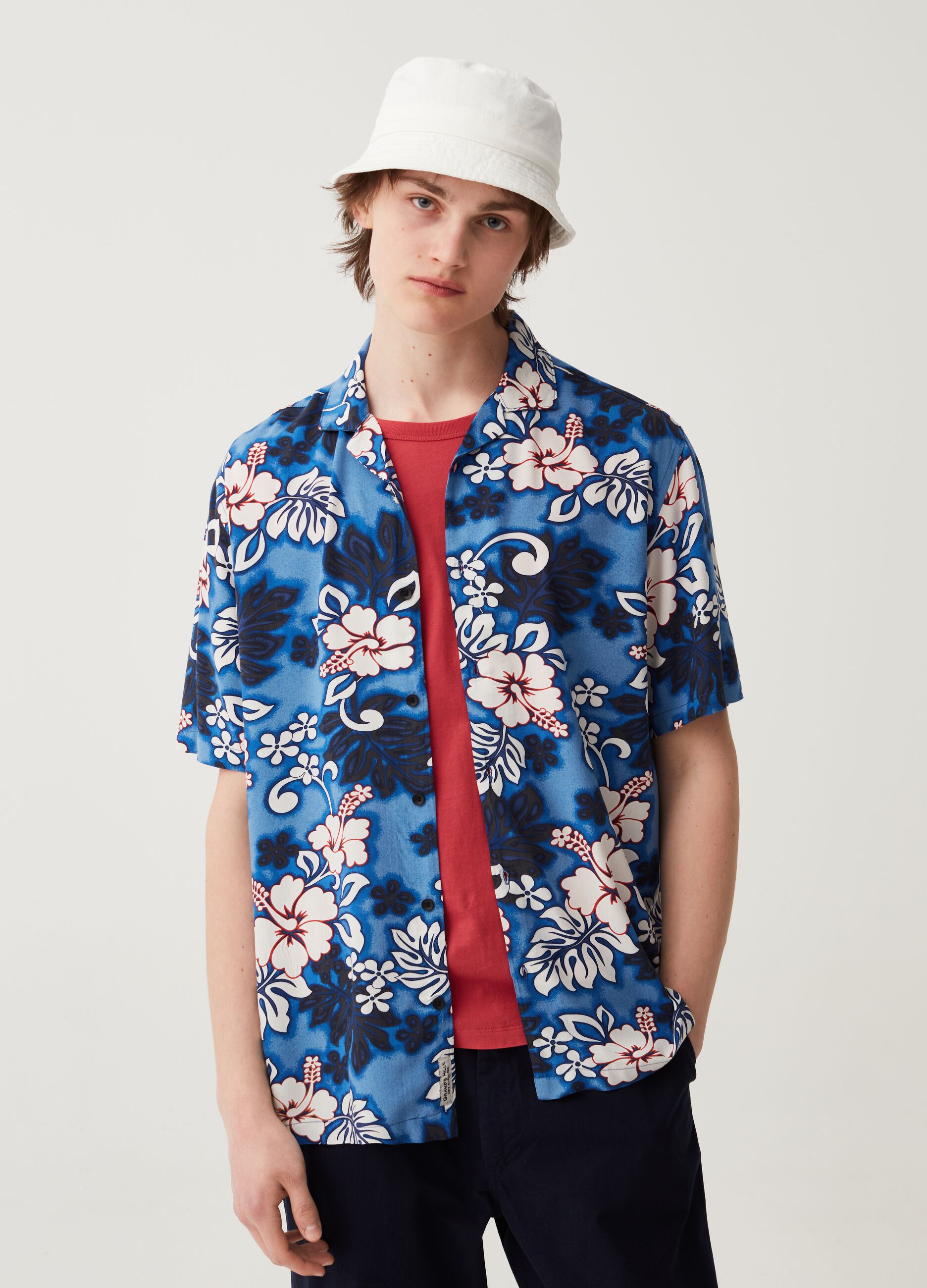 Camicia oversize in viscosa sostenibile Grand&Hills_0