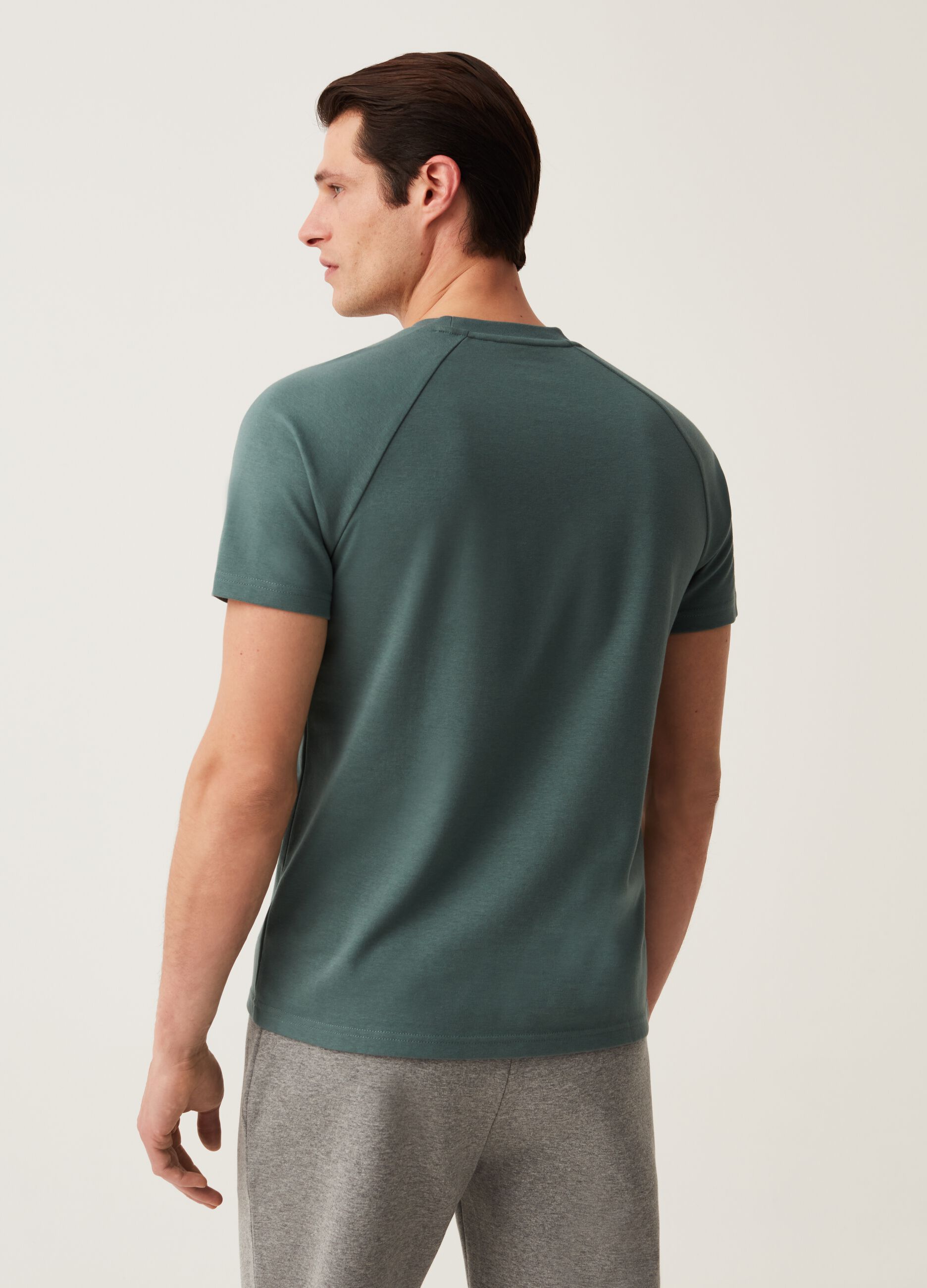 T-shirt maniche raglan in tessuto traspirante OVS Tech_2