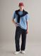 Sky blue pure cotton crew neck T-shirt with relaxed fit_2