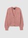 Pink Ribbed Oversized Cardigan_4