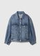 Short jacket in acid wash denim_3