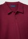 Polo in misto cotone, lino e seta rossa regular fit_2