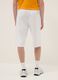 White cotton blend shorts regular fit with Everlast logo_2