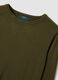 Green fitted long-sleeve crew-neck top_5