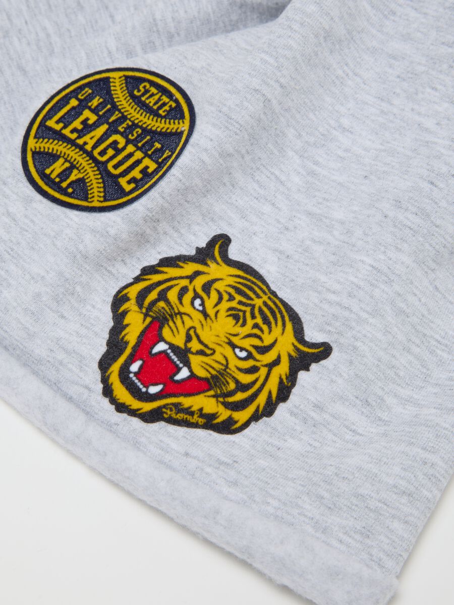 Children's stretchy grey cotton hat_3