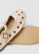 Beige espadrilles with cherry embroidery and ankle strap_2