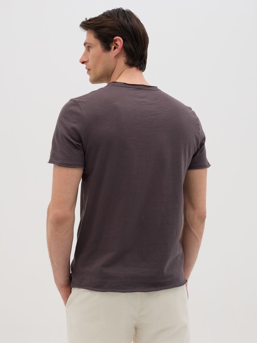 Ovs Brown Cotton T-shirt_3