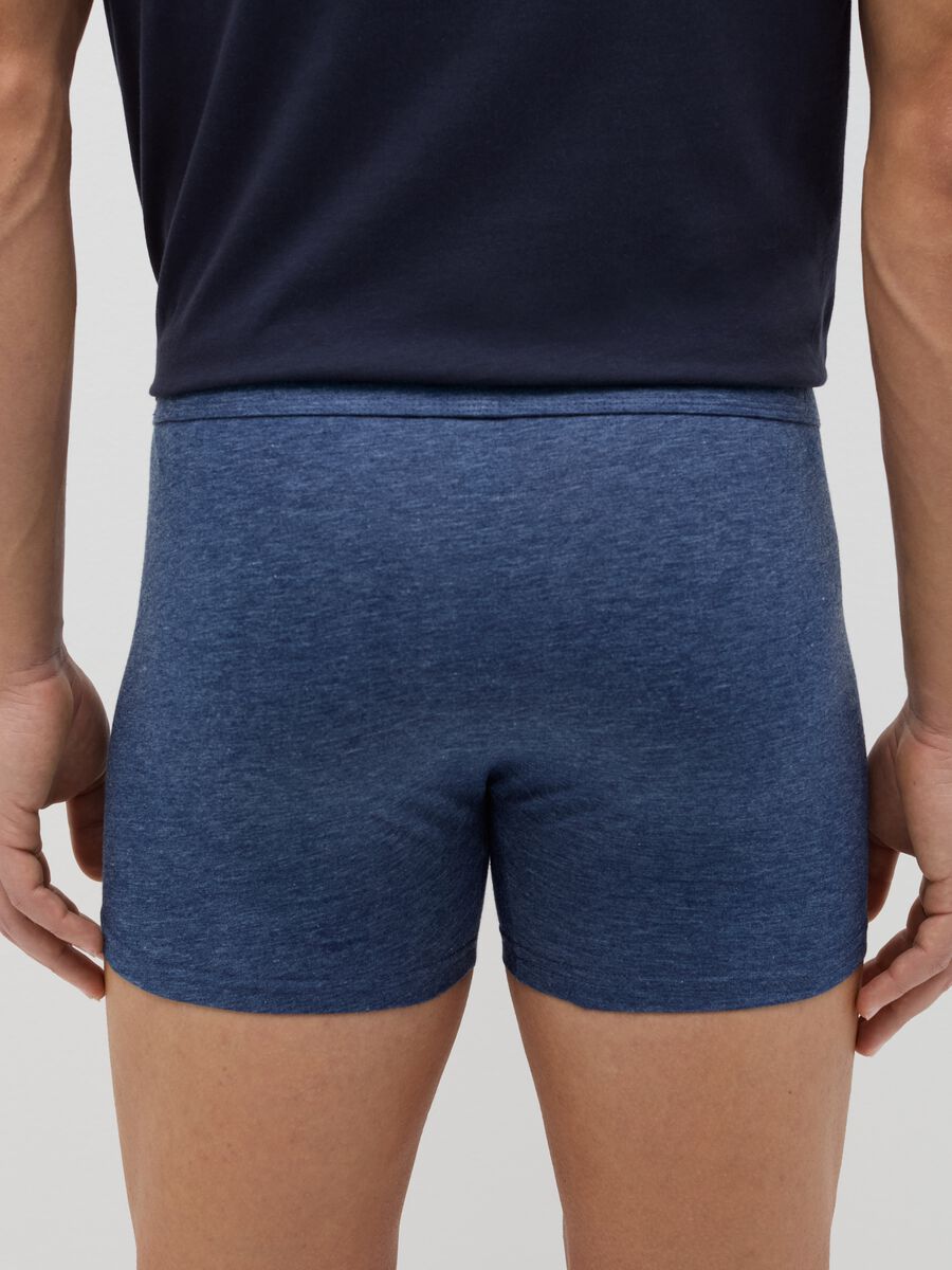 Three-pair pack midi boxer shorts in stretch cotton_3