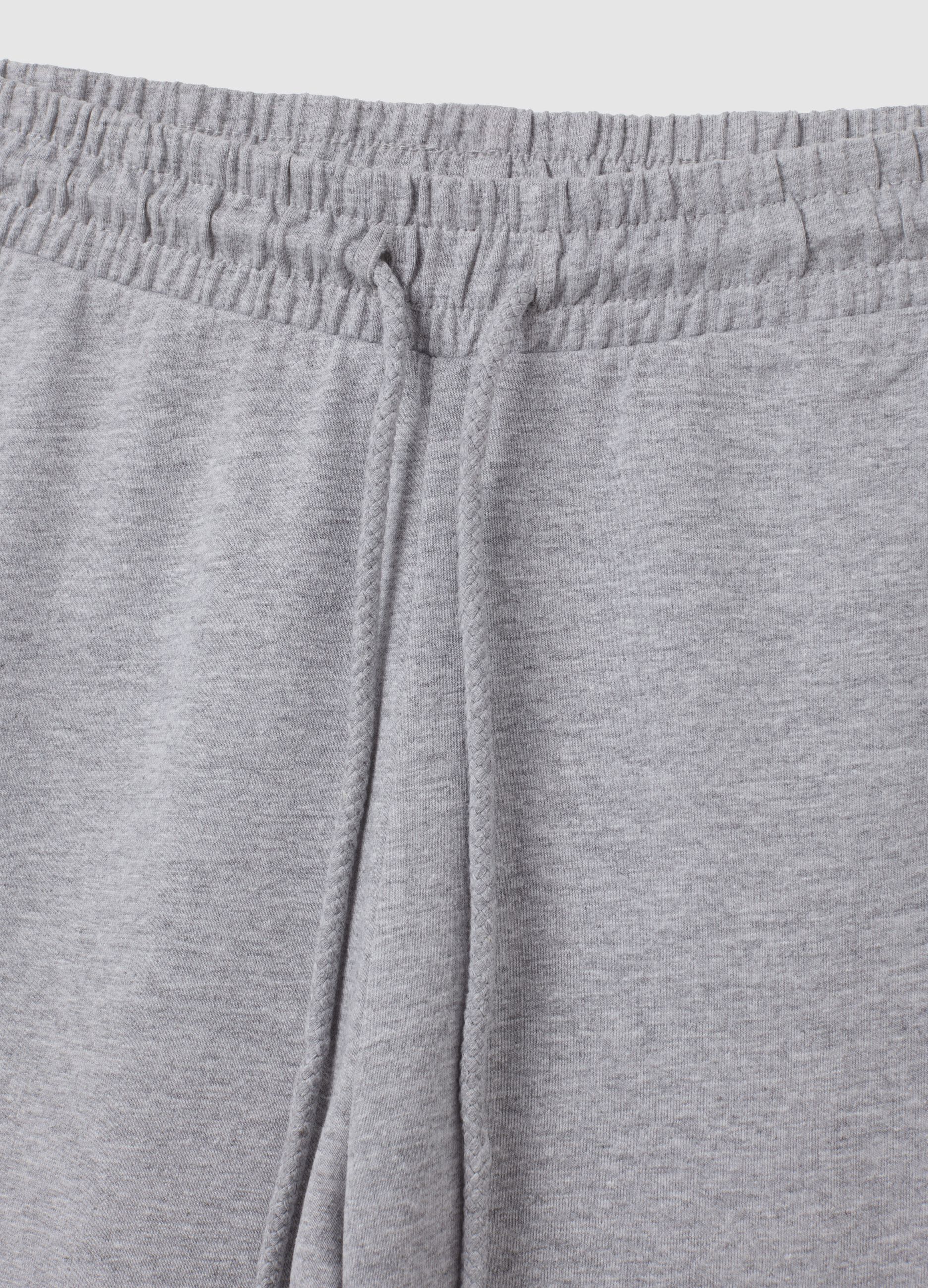 Grey pure cotton trousers regular fit