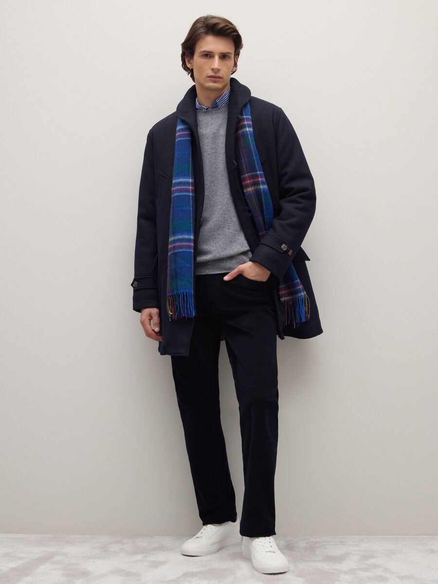 Sciarpa in pura lana multicolor_0