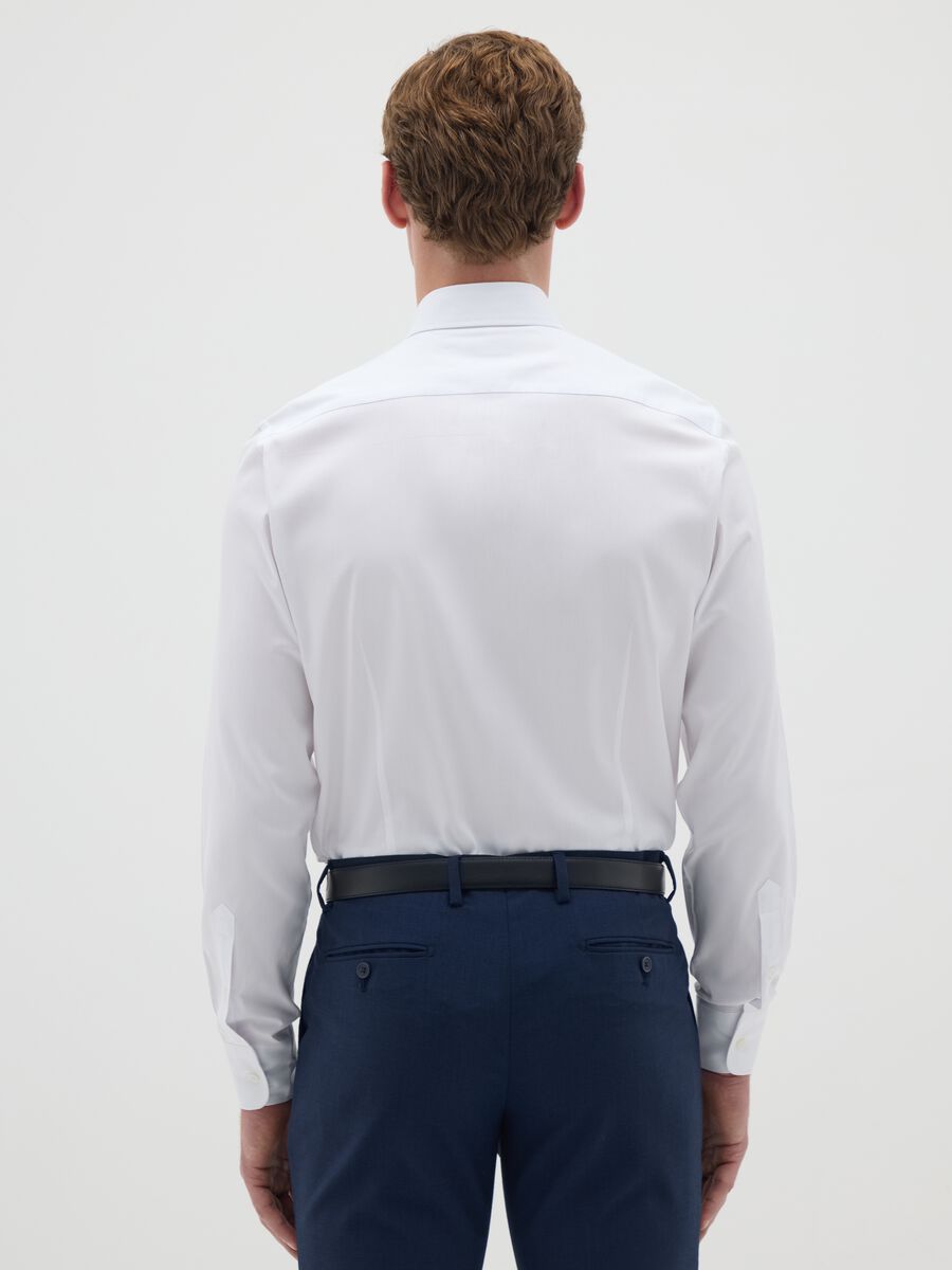 Slim button-down shirt in cotton_2