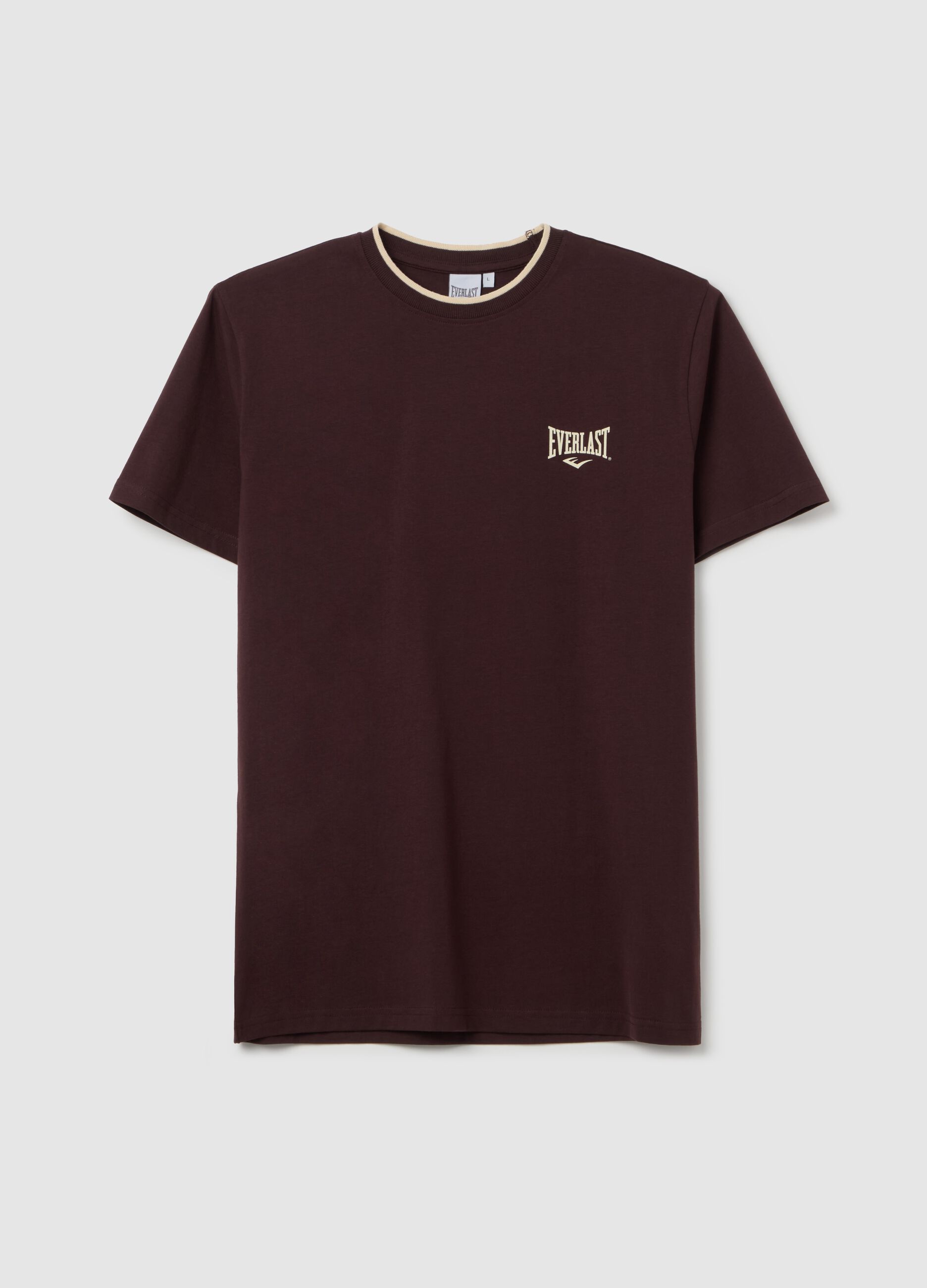 Cotton T-shirt with logo print