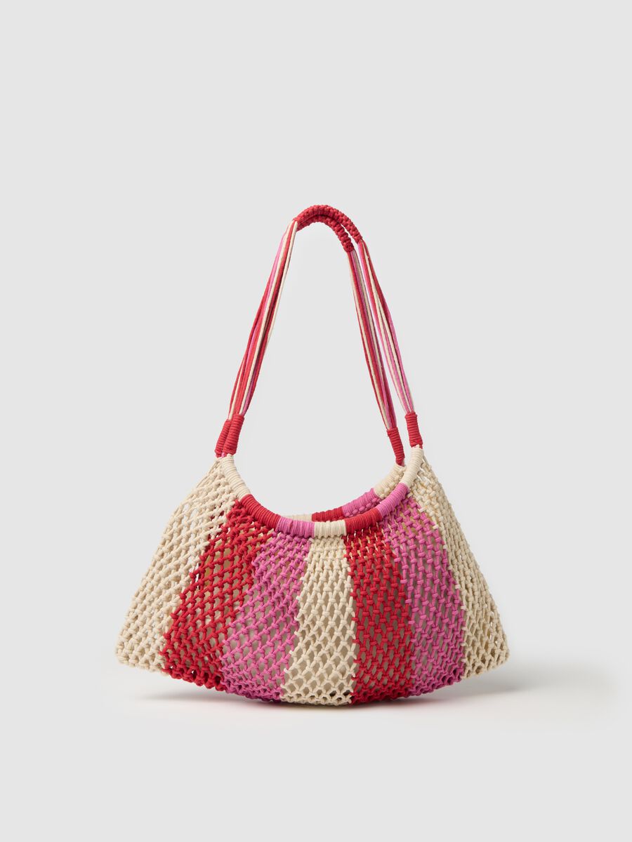 B.Angel Multicolour Mesh Beach Bag_1