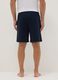 Blue pyjama shorts in pure cotton regular fit_2