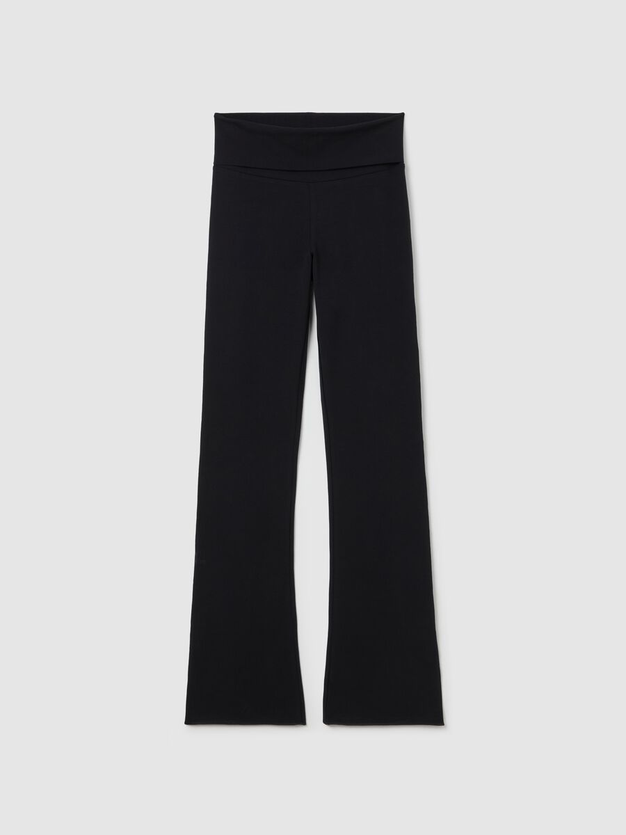 Jersey Yoga Pants Black_6