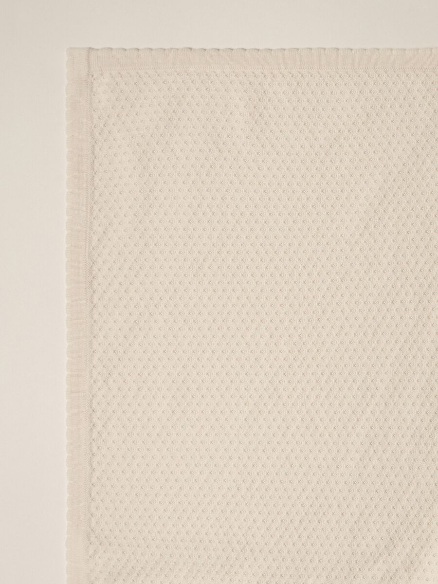 IANA pure cotton knitted blanket_1