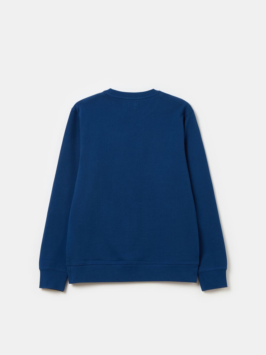 French terry sweatshirt with round neck_1