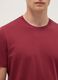 Red T-shirt in pure cotton regular fit_3