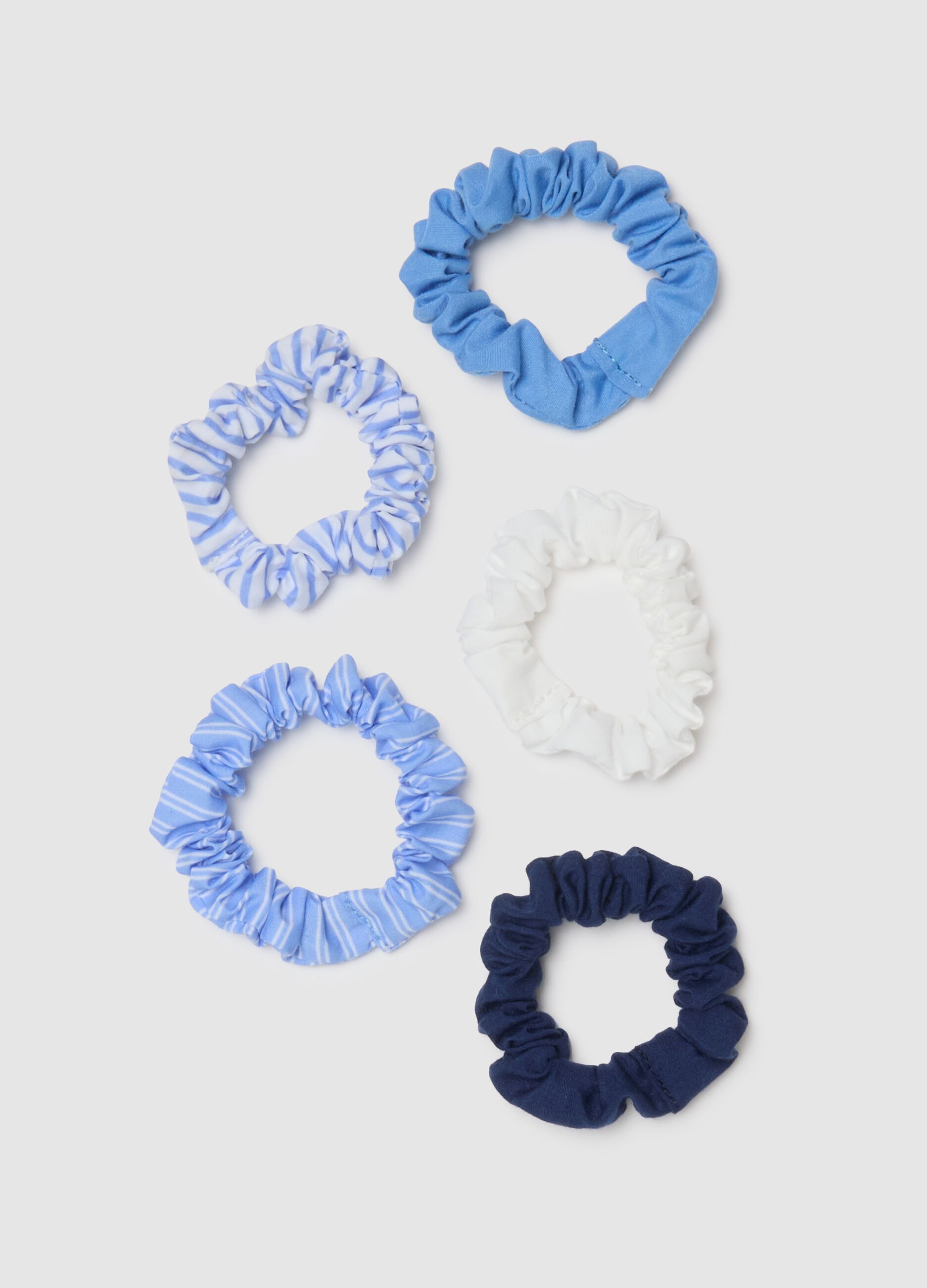 Multicolour Curly Hair Elastic Multipack