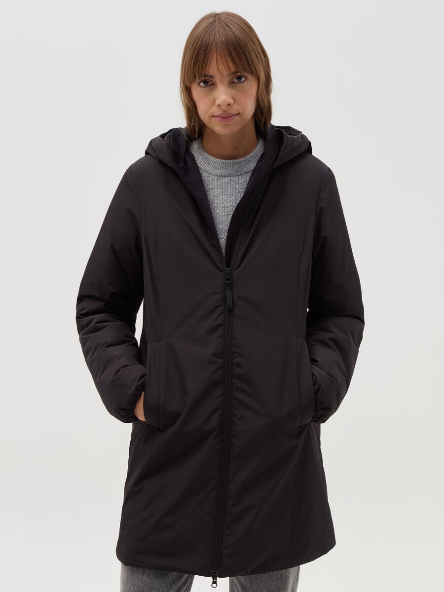 Essential parka with hood_0