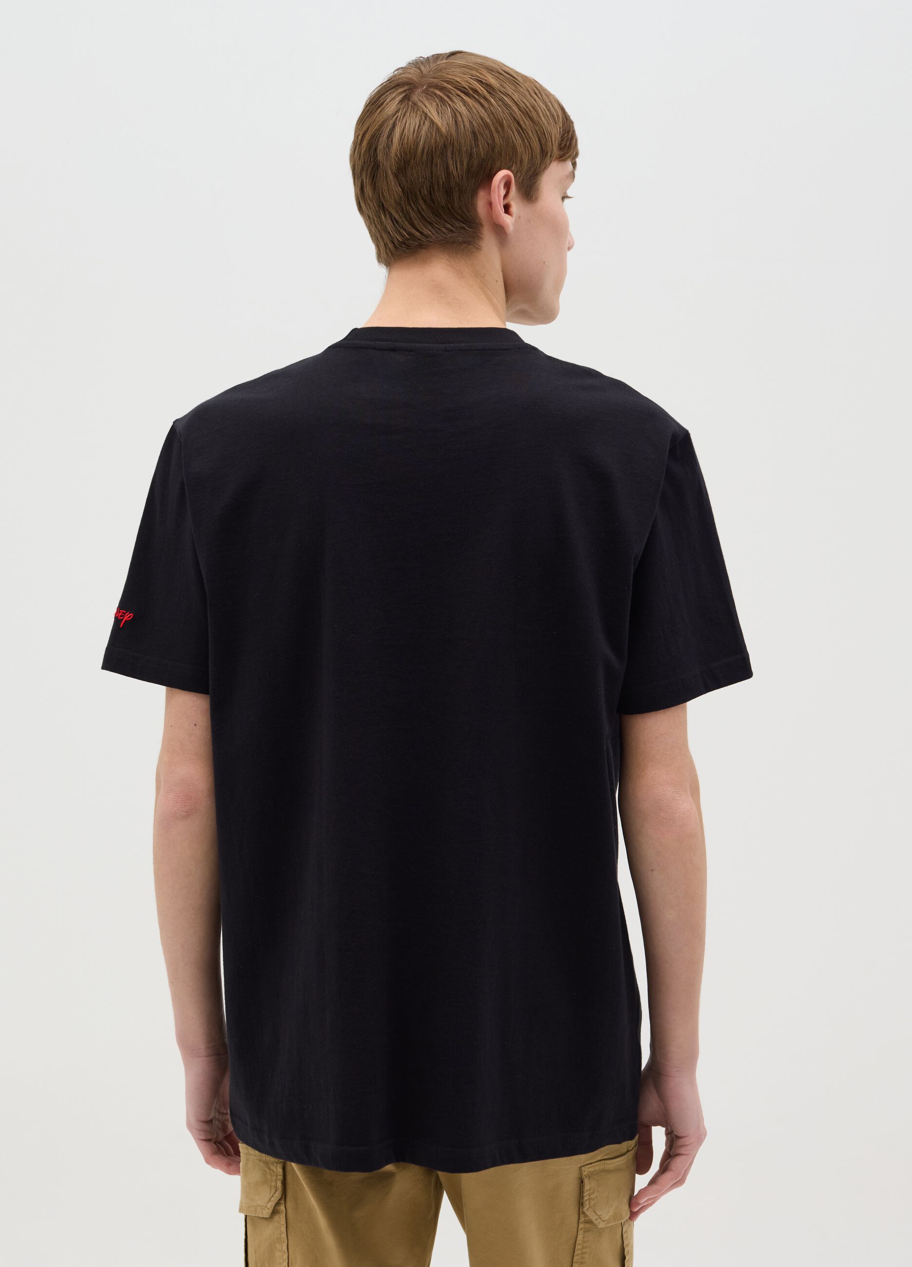 Black T-shirt with Disney Scrooge McDuck print