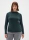 Long-sleeve green stretch fabric T-shirt_1