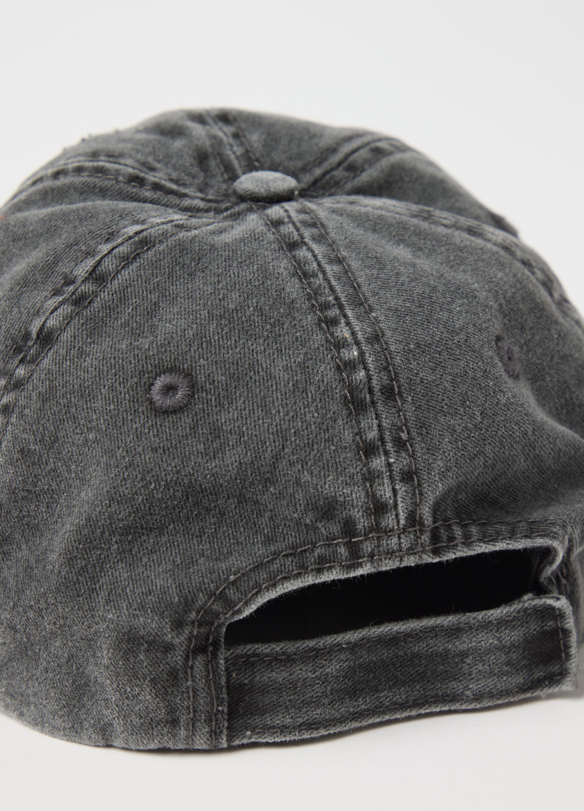 Distressed Washed Vintage Grey Cap