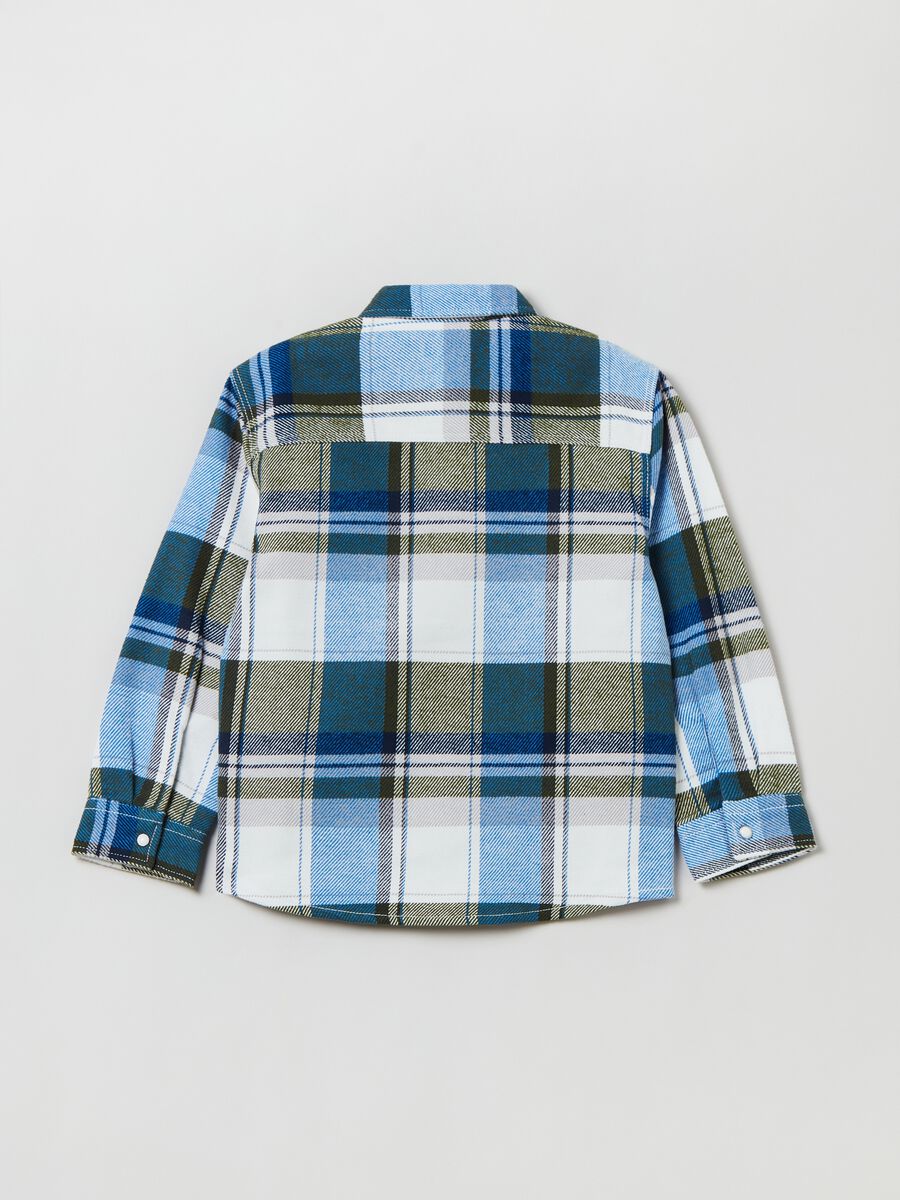 Camicia in flanella con fantasia check_1