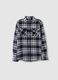 Flannel shirt with check pattern_3